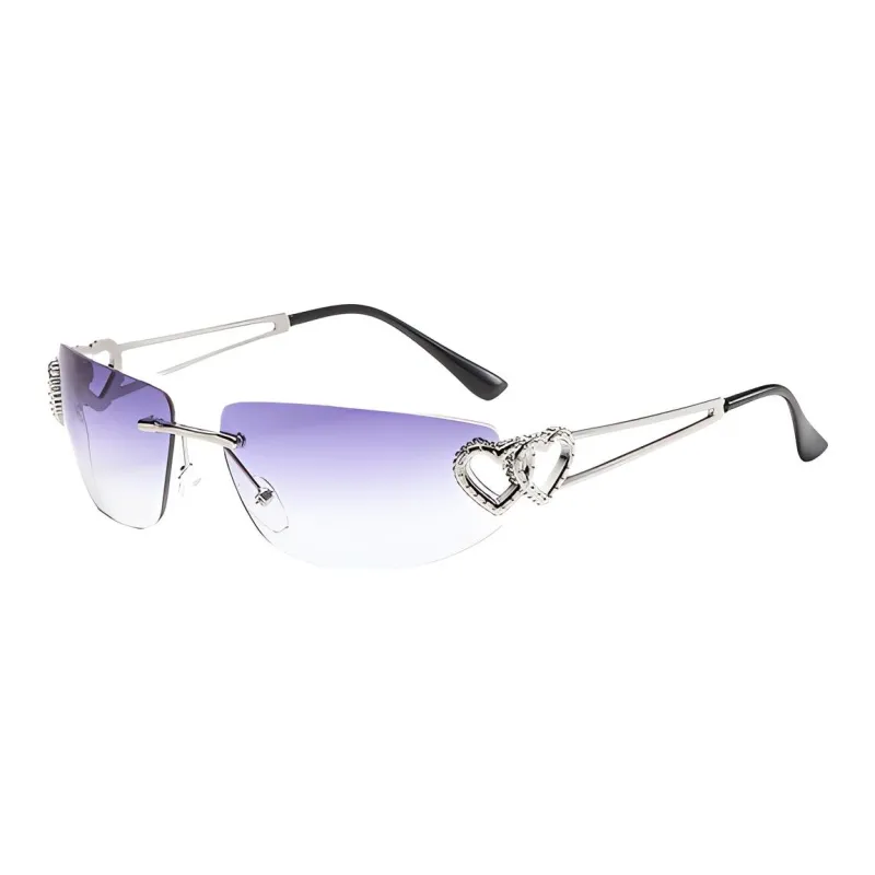 LILY&LOTTY Metal Irregular Shape Sunglasses Unisex-1