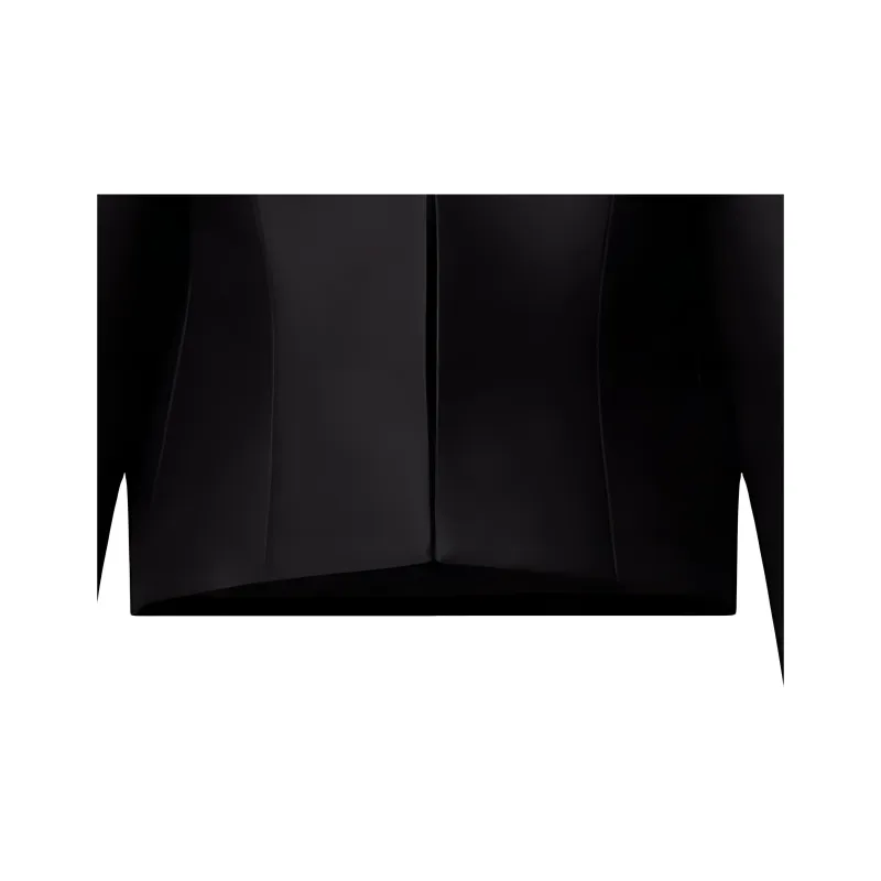 LOUIS VUITTON Cut Out Neckline Mikado Jacket-5