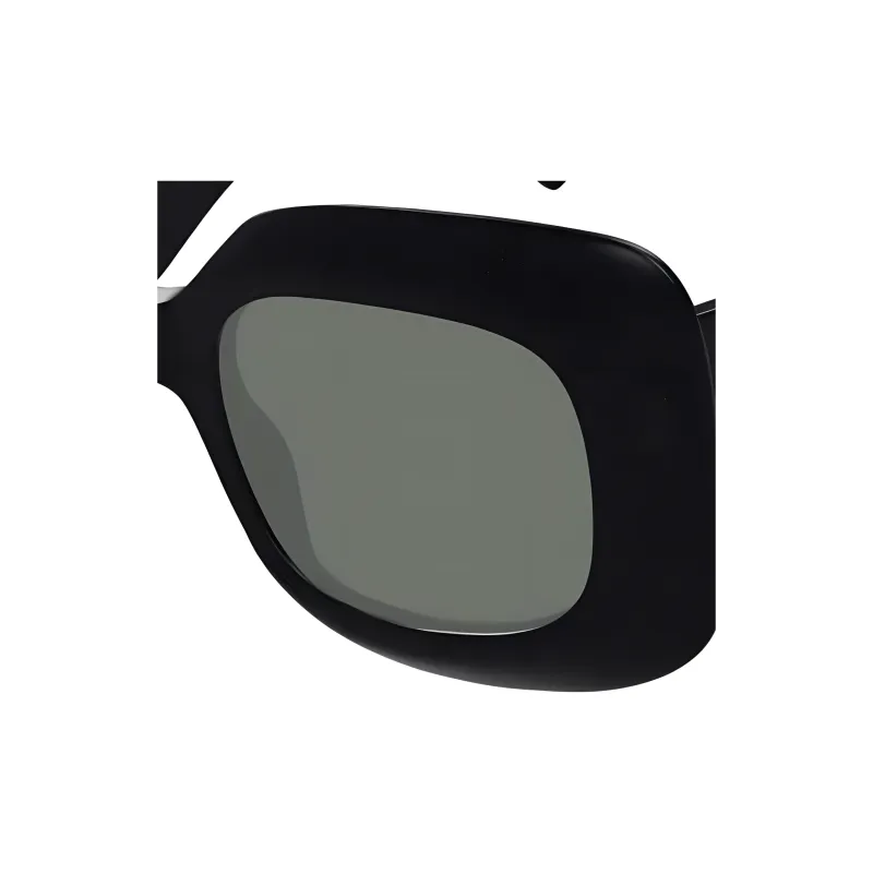 GUCCI Recycled Acetate Oval Sunglasses Women's Black-2