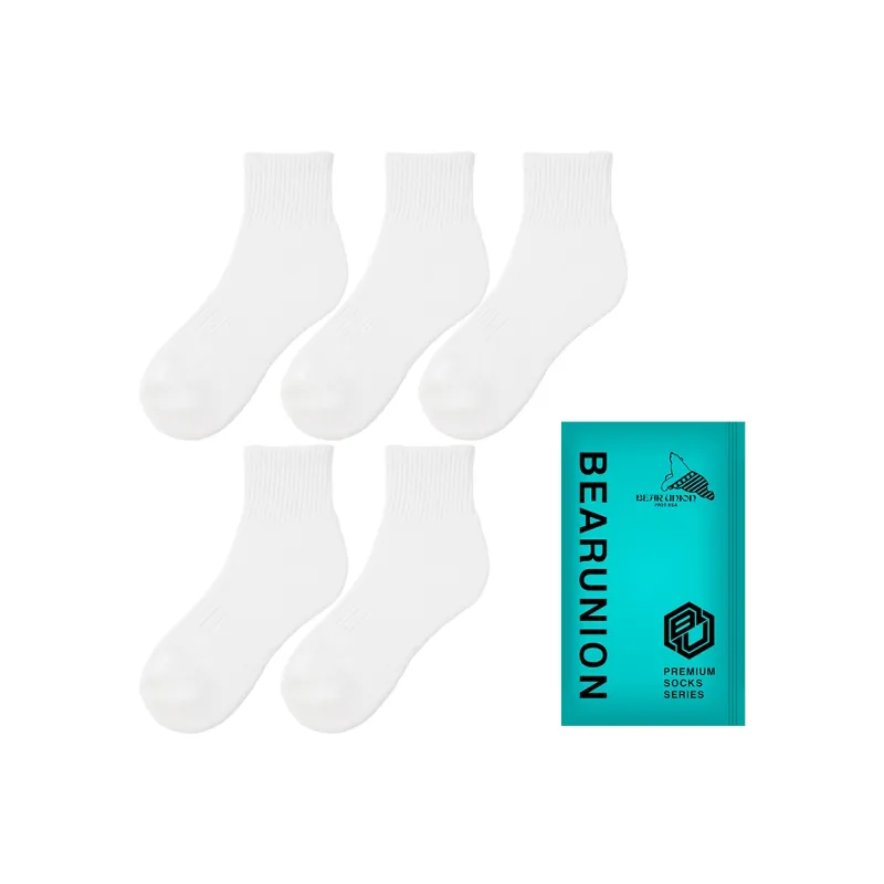 BEAR UNION Mid Calf Socks Unisex Combo Set-10