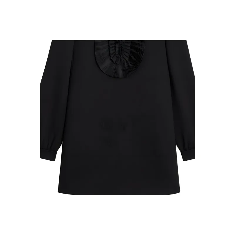 CELINE SS25 Long Sleeved Dress Women's Black-2