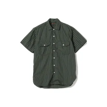 Beams Shirts Men Green