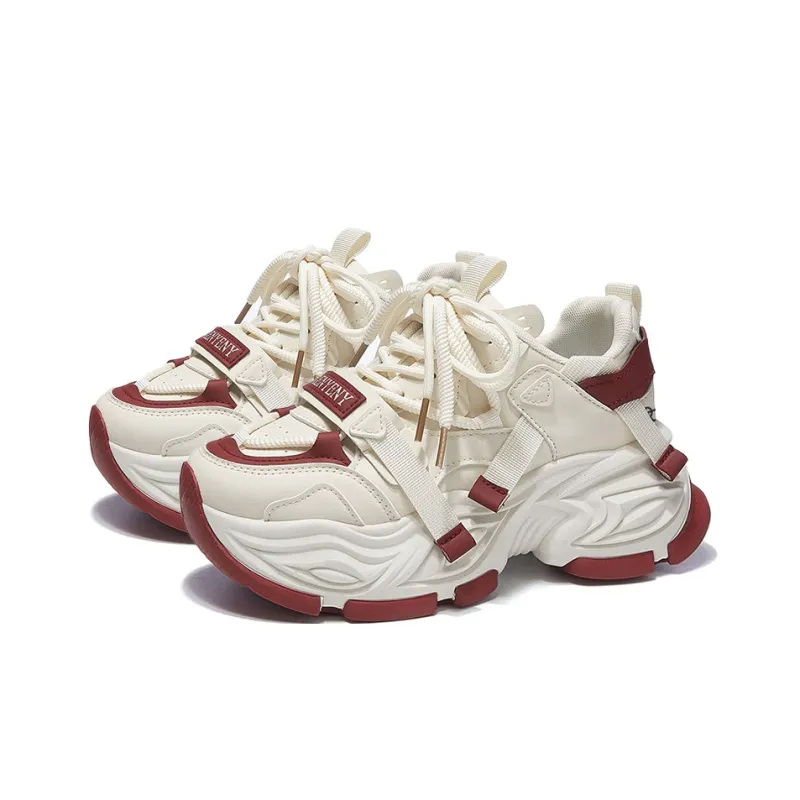 ROBINHOOD Cushioning, Slip Resistant, Abrasion Resistant, Impact Resistant Low Top Chunky Sneakers Women's Box Included-8