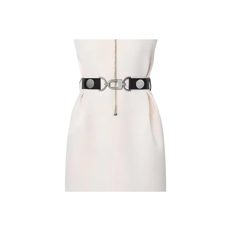 LOUIS VUITTON Wool-Silk Utility Detail Dress-2