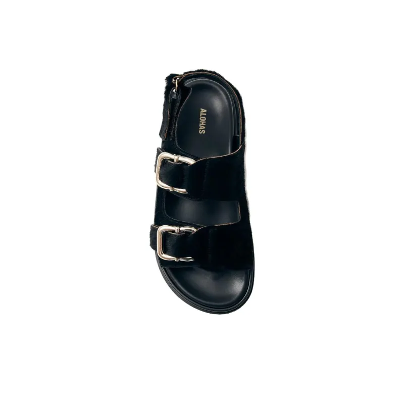 ALOHAS Harper Strap Sandals Women's Black-3