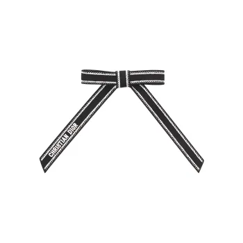 DIOR Polypropylene Hair Clips Women's Black/White