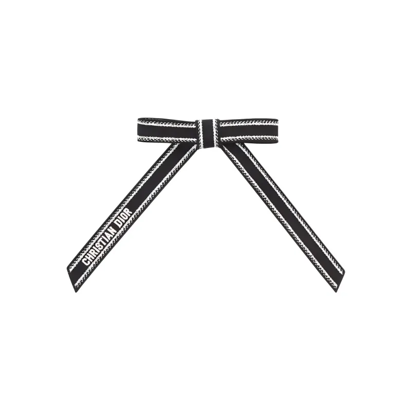 DIOR Polypropylene Hair Clips Women's Black/White-0