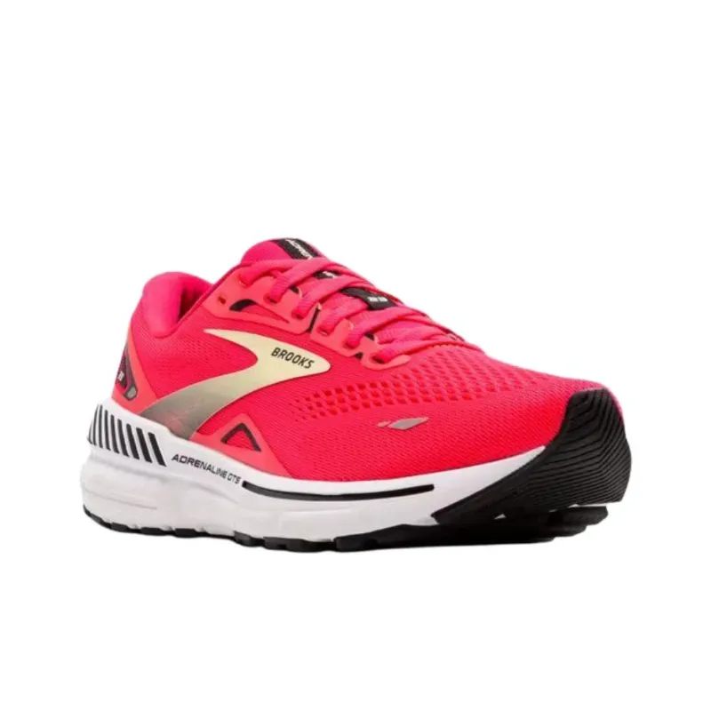Brooks Adrenaline GTS 23 Anti Slip Wear Resistant Low Top Casual Running Shoes Women's Red-2