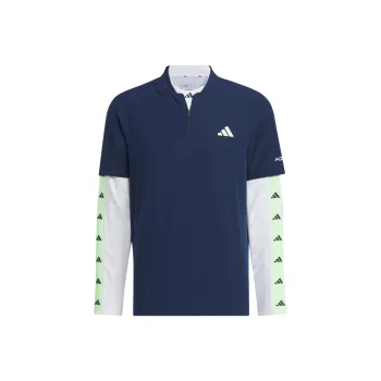 Adidas 2 In 1 Polo Shirt And Base Layer Polo Shirt Men's College Navy