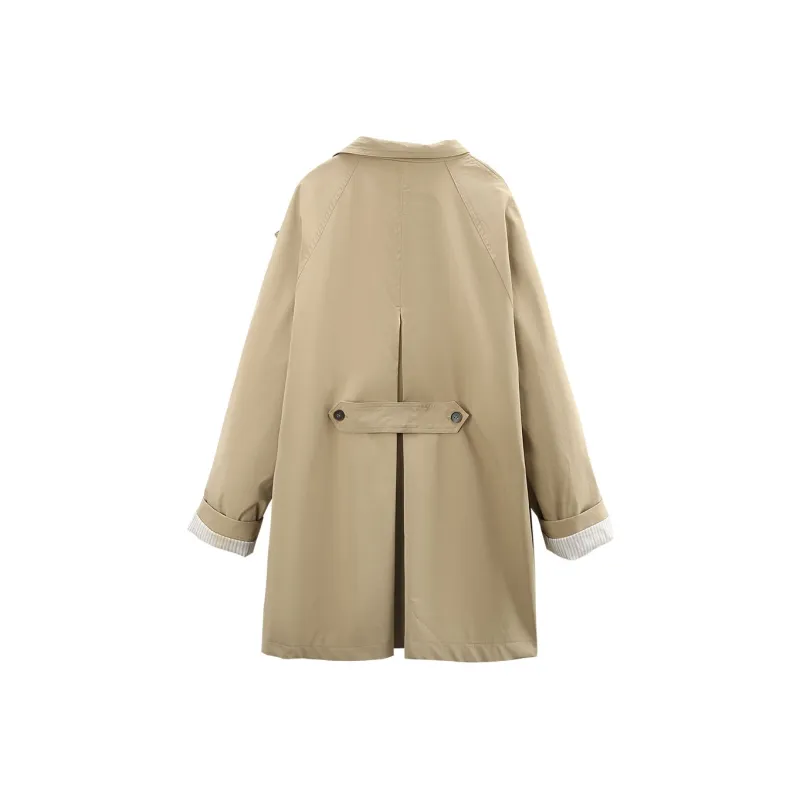 A Paradise For Awakening Trench Coat Women's-1