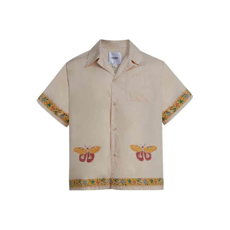 Profound Short Sleeved Shirt Unisex Beige-0