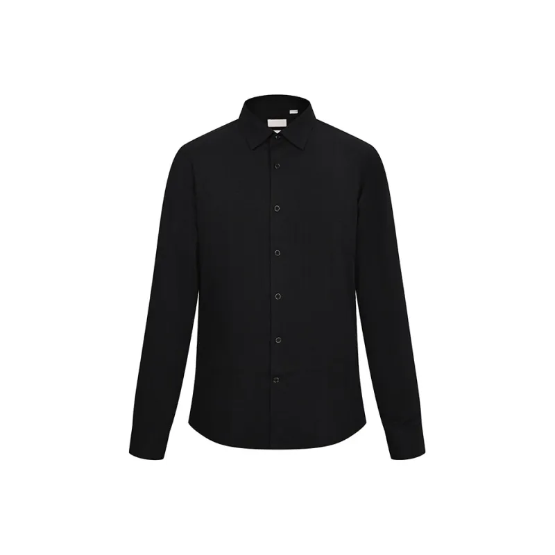 RARE Long Sleeved Shirts Men's Black-0