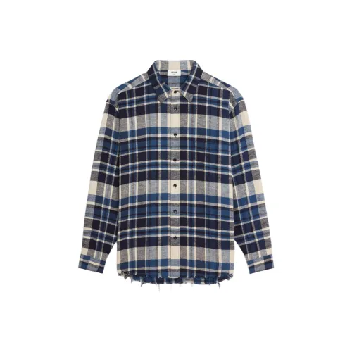 CELINE Oversized Shirt In Checked Cotton