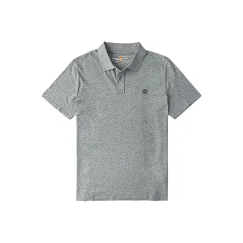 Timberland Polo Shirt Men's Medium Hemp Gray