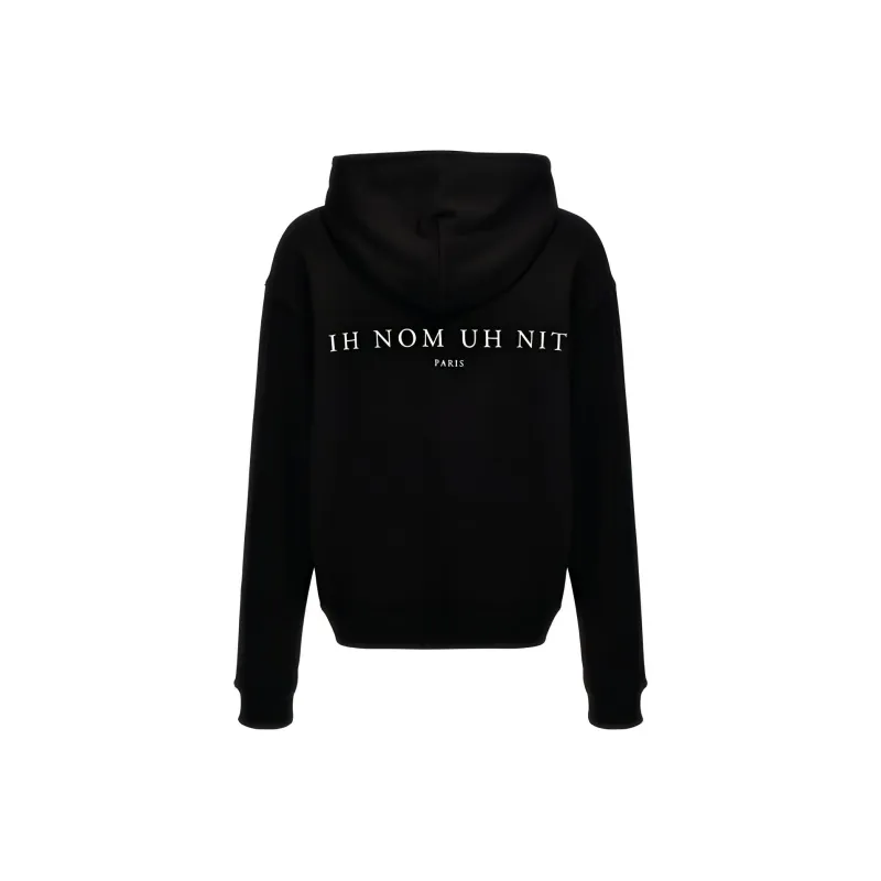 IH NOM UH NIT Logo Printed Drawstring Hoodie-1