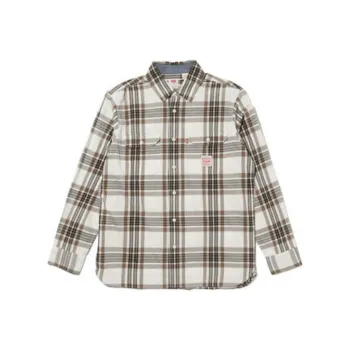 Levis SS25 Shirts Men Light Gray