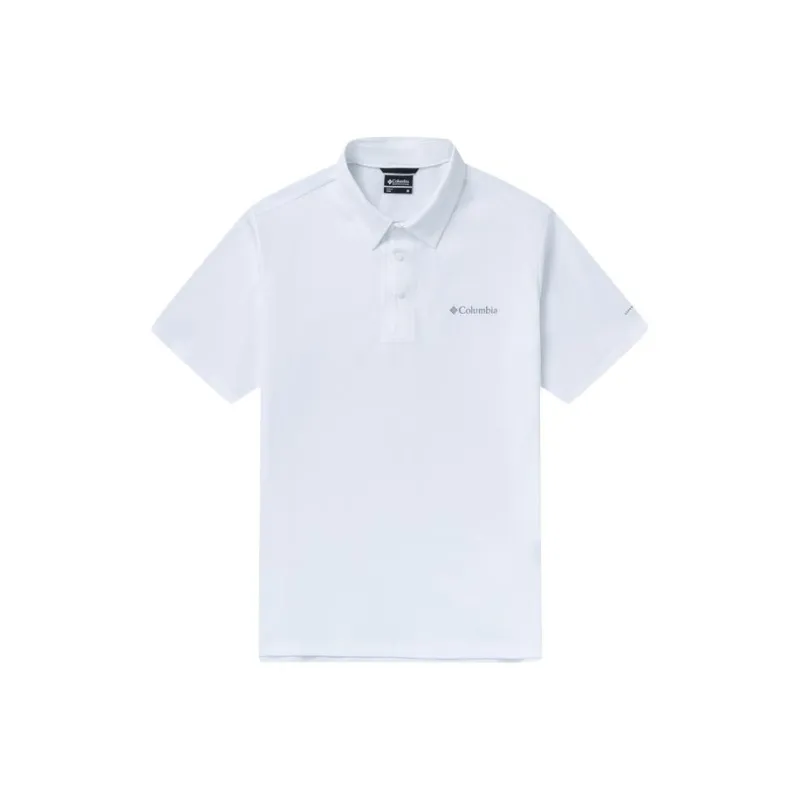 Columbia Transit Polo Shirt Men's White-0