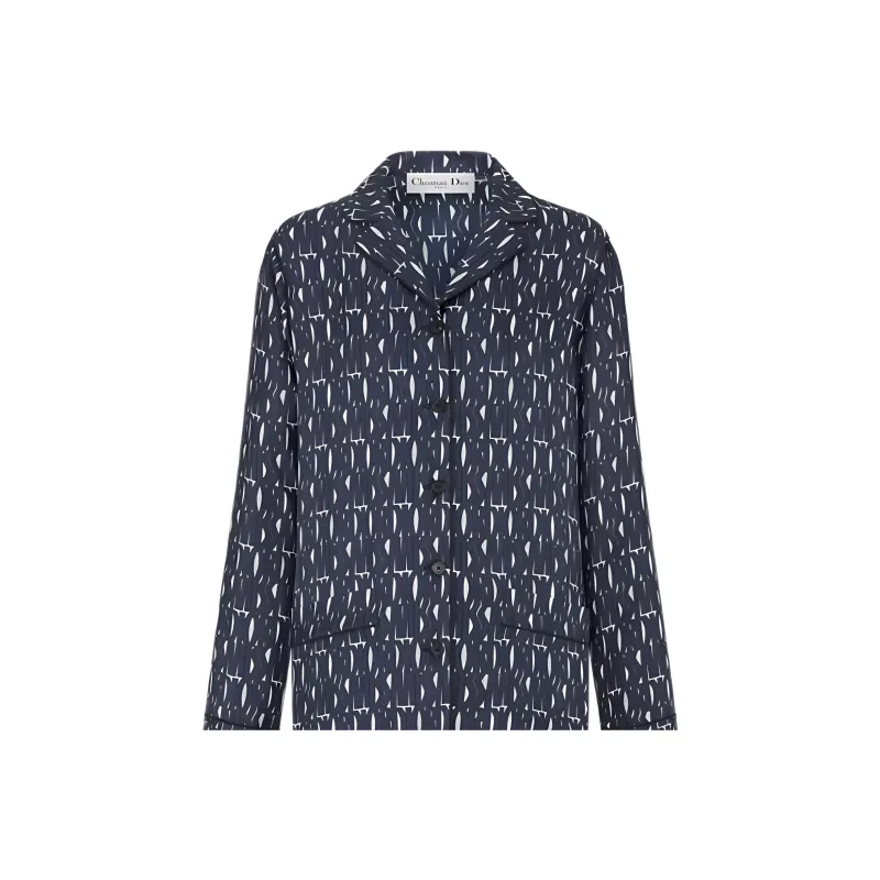 DIOR Shirts Women's Marine Blue-2