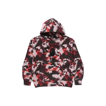 A BATHING APE Map Camo Pullover Hoodie