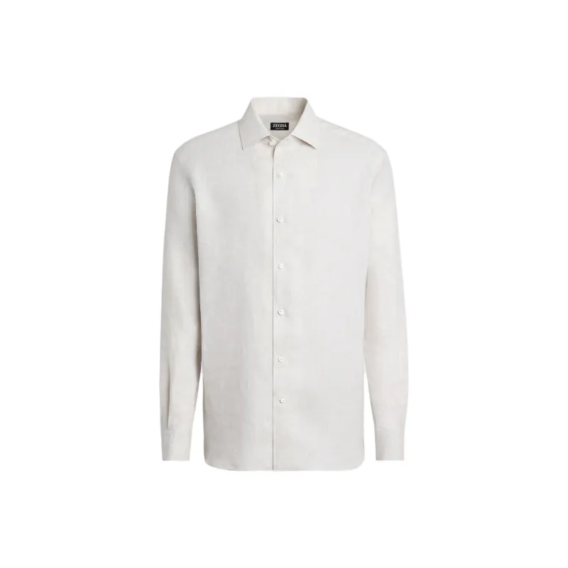 Ermenegildo Zegna Long sleeve Linen Shirt-0
