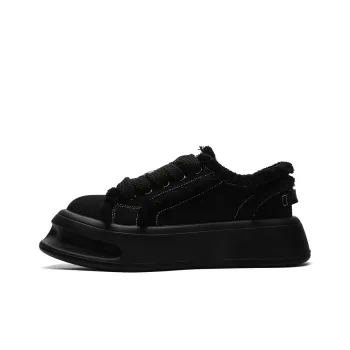 ESTEE GEEA Coverage Slip Resistant, Abrasion Resistant, Lightweight, Breathable Low Top Skateboard Shoes Unisex Black