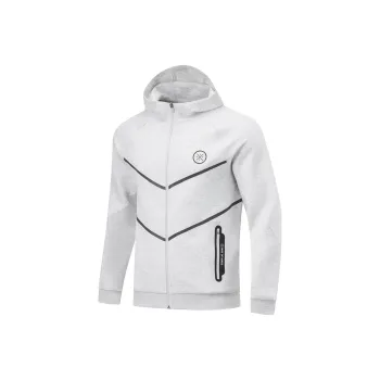LiNing Wade Collection Sweatshirt Men's Heather Gray River Lime