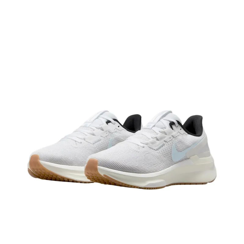 Nike Zoom Structure 25 Cushioning, Wear Resistant Low Top Running Shoes Women's Blue White-2