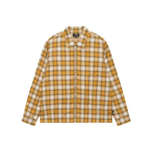 Stussy Eddie Plaid Zip Shirt
