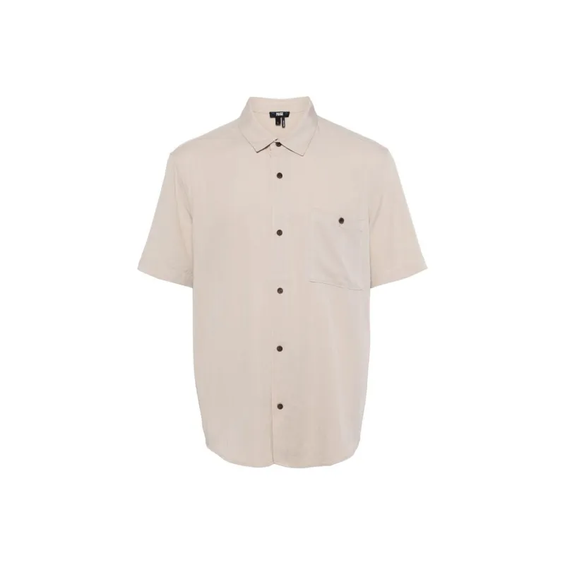PAIGE Shirts Men Beige Yellow-0