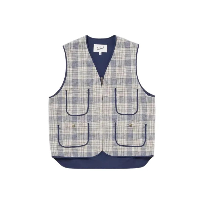 WOOLRICH Vest Unisex Marine Blue-0