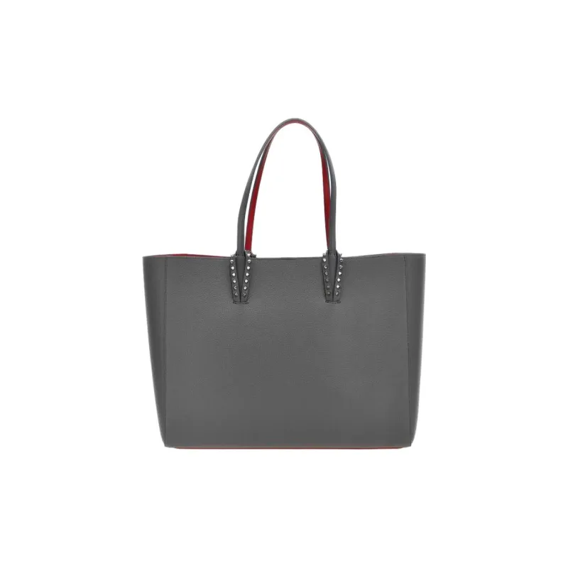 CL Cow Leather Tote Bag, Shopping Bag, Handbag, Shoulder Bag Tubas Women's Gray-0