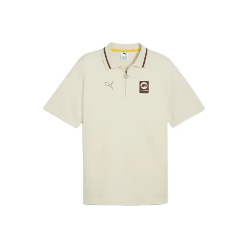 PUMA Porsche Racing Collection Statement Polo dunk Men's Snow White 02