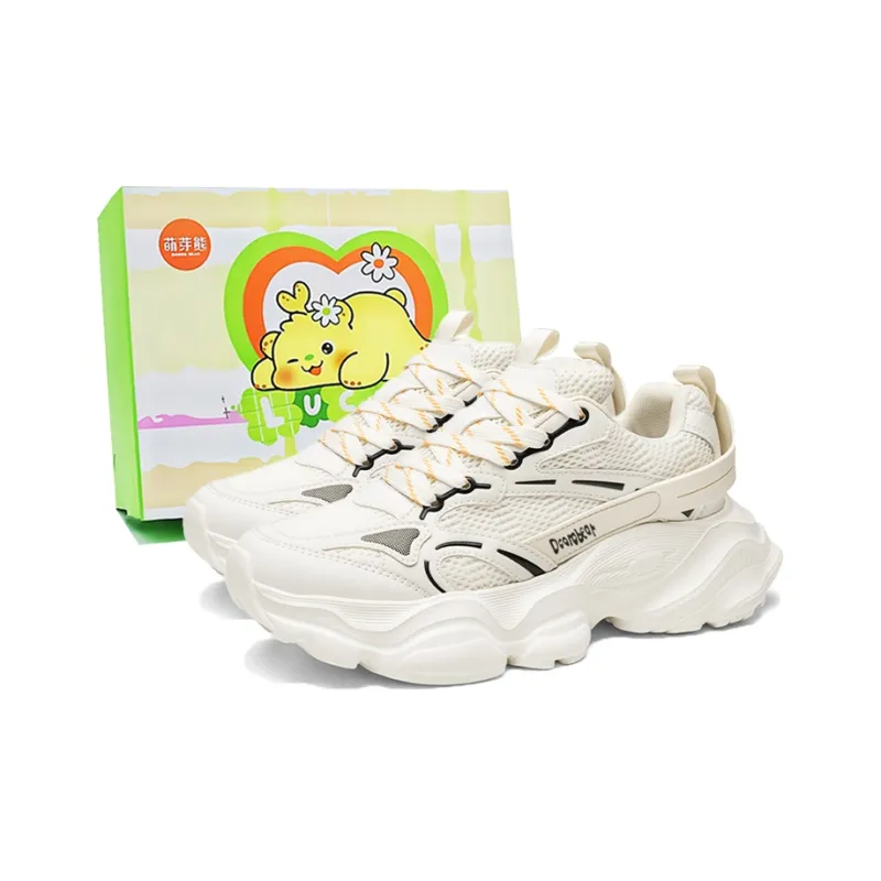 Budding Bear Anti Slip Wear Resistant Breathable Lightweight Height Increasing Low Top Chunky Sneakers Men's Box-7