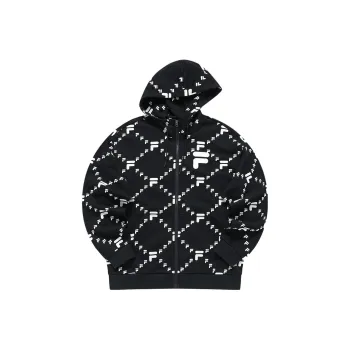 FILA FUSION QR Hoodie Unisex Pitch Black