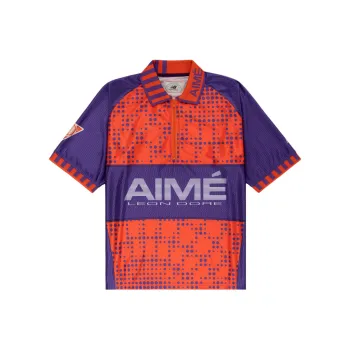 New Balance X AIME LEON DORE New Balance Co brand Polo Shirts Unisex Purple