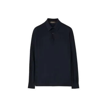Loro Piana The Gift Of Kings Polo Polo Shirt Men's Marine Blue