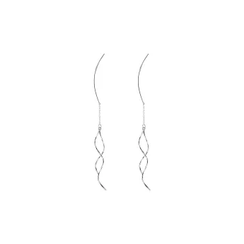 Beauty 925 Sterling Silver Drop Earrings Women's