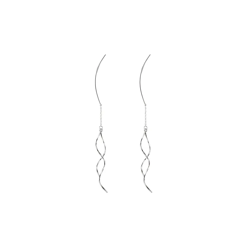 Beauty 925 Sterling Silver Drop Earrings Women's-0