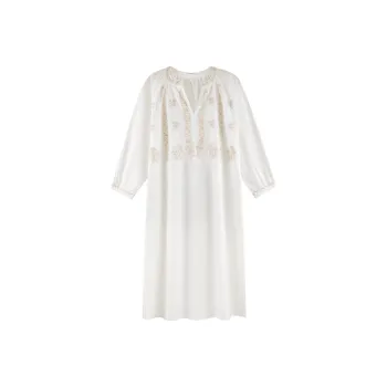ZumashL Nightgown Women's Australian White Pearl
