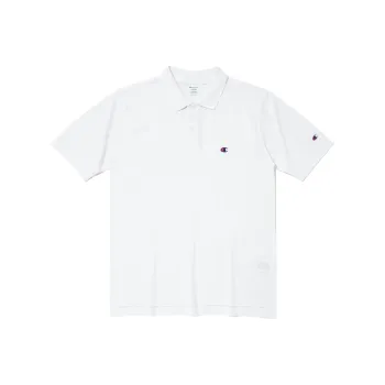 Champion Polo Shirt Unisex White