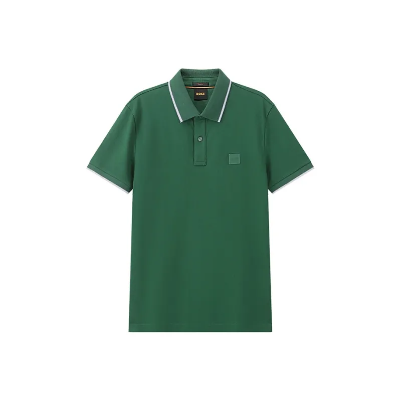 HUGO BOSS SS25 Polo Shirt Slim Version Men's Pea Green-0