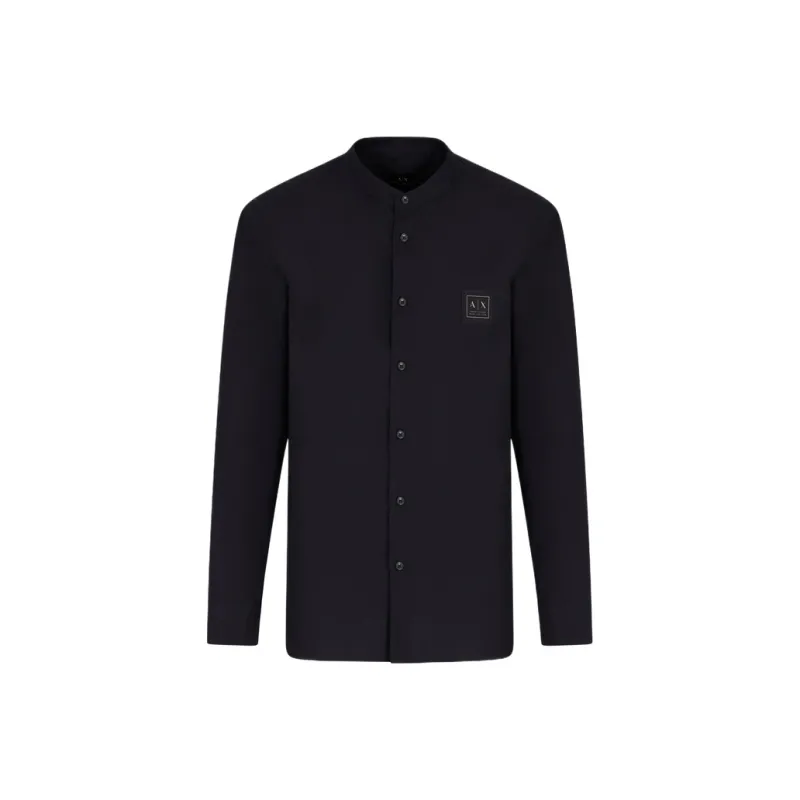 ARMANI EXCHANGEAE SS25 Shirt Men's Black-0