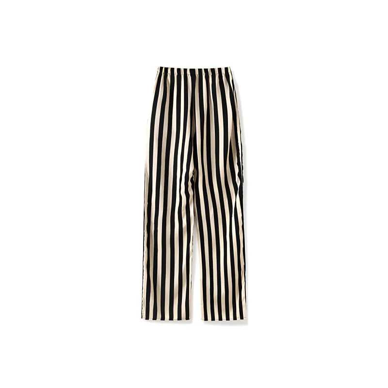 CHARM PICK Casual Pants Women's Black Apricot-1
