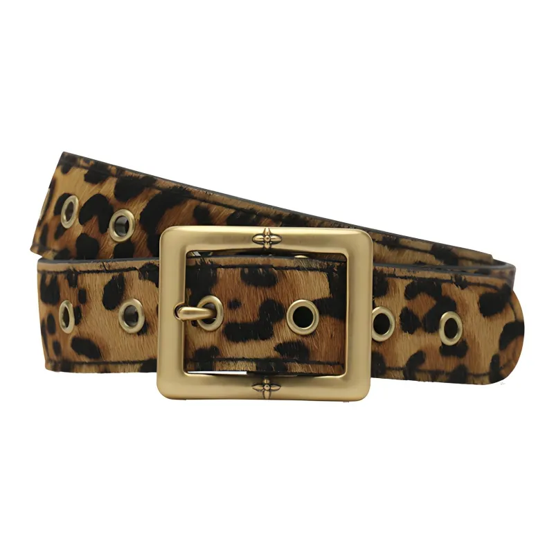 SMFK SMFK Wild World Wild World Series Denim Pin Buckle Leather Belts Unisex 3.5cm-1