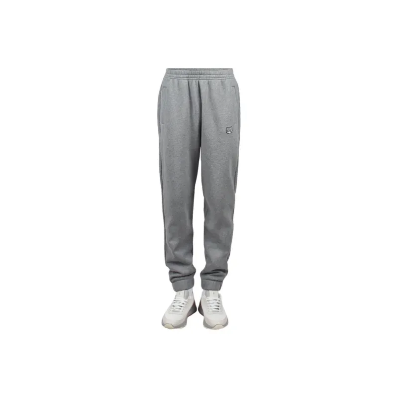 Maison Kitsune Knitted Sweatpants Men's Gray-0