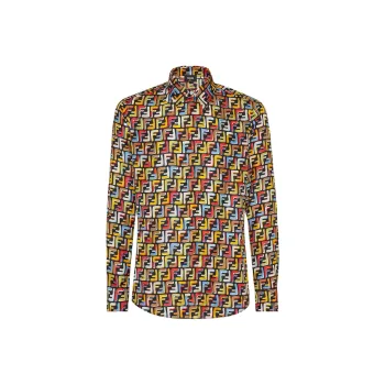 FENDI Shirts Men Yellow