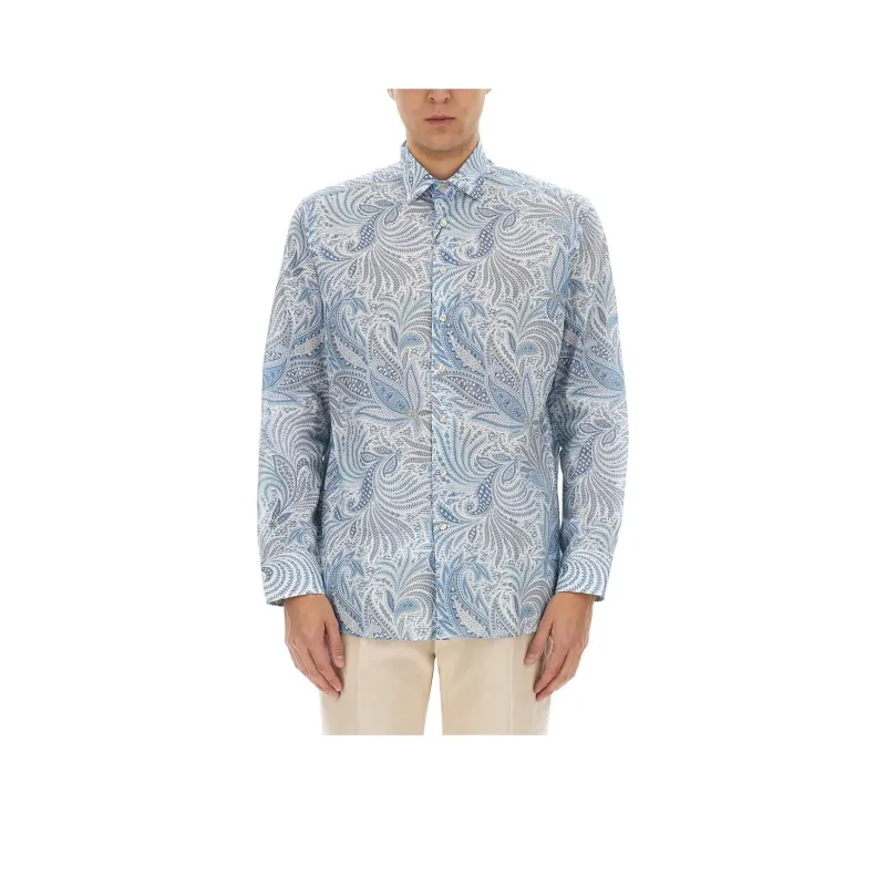 ETRO Paisley Printed Long Sleeved Shirt-0