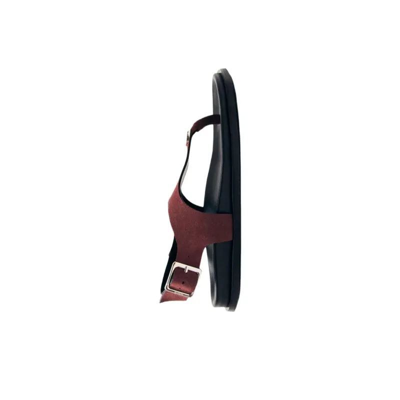ALOHAS Harbor Strap Sandals 1.5cm Women's Red-3