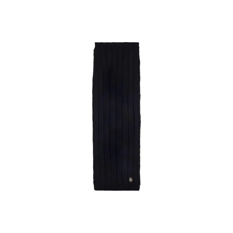 Tommy Hilfiger Timeless Monogram-plaque Scarf-1