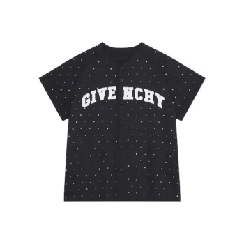 Givenchy Mesh With Studs College Baseball Jersey